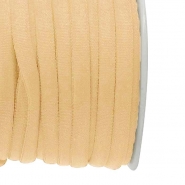 Elastikband, rund, Satin, 5 mm, 27592-061, orange-gelb