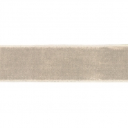 Band, Samt, 25 mm, 29658-034, beige