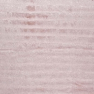 Kunstpelz, kurzhaar, gerippt, 29926-02, rosa