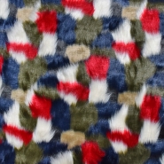 Kunstpelz, langhaar, 29926-08, mehrfarbig