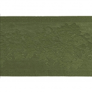 Band, dekorativ, Ornament, 90 mm, 29935-015, grün