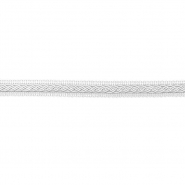 Band, dekorativ, 15 mm, 29948-001, weiß