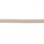 Band, dekorativ, 15 mm, 29948-008, sahne