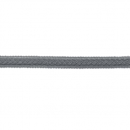 Band, dekorativ, 15 mm, 29948-371, grau