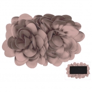 Applikation, Doppelblüte, 16x12 cm, 29954-024, rosa