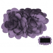 Applikation, Doppelblüte, 16x12 cm, 29954-069, violett