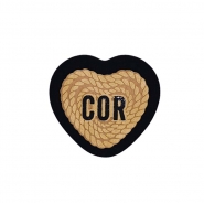 Applikation, Herz, 29960-002, schwarz