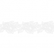 Spitze, floral, 65 mm, 29963-001, weiß