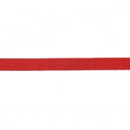 Band, Baumwolle, Köper, 10 mm, 29964-009, rot