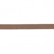 Band, Baumwolle, Köper, 10 mm, 29964-336, braun