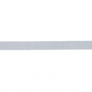 Band, Baumwolle, Köper, 20 mm, 29965-034, grau