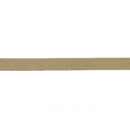 Band, Baumwolle, Köper, 20 mm, 29965-213, braun-beige