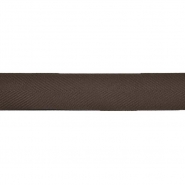 Band, Baumwolle, Köper, 30 mm, 29966-025, braun