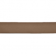 Band, Baumwolle, Köper, 30 mm, 29966-336, braun