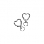 Karabiner, Herz, 29982-101, silbern