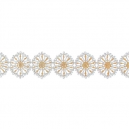 Spitze, floral, 33 mm, 29986-1100, weiß