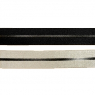 Gummiband, beidseitig, 40 mm, 29997-024, schwarz-beige