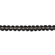 Band, dekorativ, 10 mm, 29999-002, schwarz