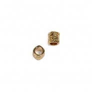 Schnurabschluss, Metall, 5 mm, 30003-100, golden