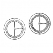 Gürtelschließe, 40 mm, 30012-101, silbern