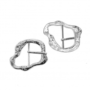 Gürtelschließe, 40 mm, 30013-101, silbern