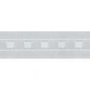 Band für Vorhänge, 35 mm, 30020-001, weiß