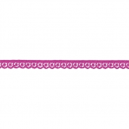 Spitze, gestickt, Ornament, 10 mm, 30025-007, rosa