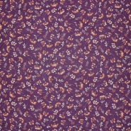 Baumwolle, Popeline, floral, 30039-01, violett