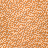 Baumwolle, Popeline, floral, 30044-04, orange-gelb
