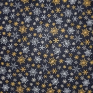 Baumwolle, Popeline, festlich, 30064-02, schwarz