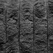 Kunzpelz, Barracuda, gerippt, 30108-03, dunkelgrau