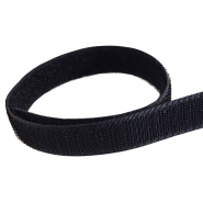 Klettband 10 mm, beidseitig, 30113-2, schwarz