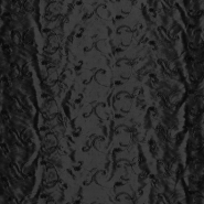 Taft, Polyester, Stickerei, 30163-022, Schwarz