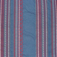 Jeans, Hemdenstoff, Stickerei, 30204-2001