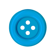 Knopf, klassisch, 38 mm, 30214-025, Türkis