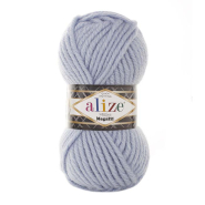 Garn, Superlana Megafil, 27550-460, Hellblau