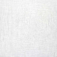 Musselin, doppelt, Streifen, 30264-051, weiß-silbern