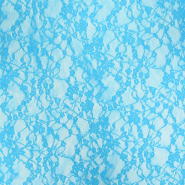 Spitze, elastisch, floral, 30208-041, Türkis