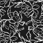 Jersey, Viskose, Floral, 30266-690