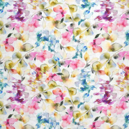 Leinen, Viskose, Digital, Floral, 30273-142