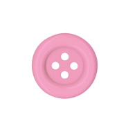Knopf, klassisch, 23 mm, 30213-005, Rosa