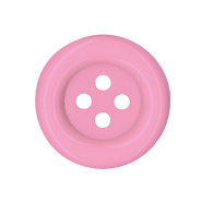 Knopf, klassisch, 38 mm, 30214-005, Rosa