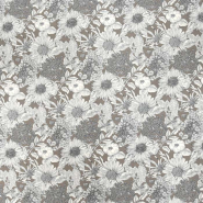 Gewebe, tencel, Leinen, digital, Floral, 30286-542, beige