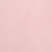 Jersey, Baumwolle, gerippt, Kristalle, 30250-113, Rosa