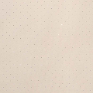Jersey, Baumwolle, gerippt, Kristalle, 30250-520, Beige
