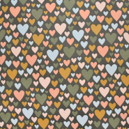 Samt, Baumwolle, Herzen, 30326-005