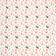 Baumwolle, Popeline, Druck, Natur, 30331-001