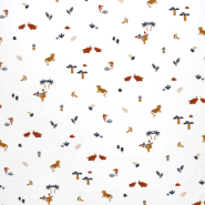 Jersey, Baumwolle, Tierisch, 30338-005, weiß