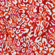 Gewebe, Viskose, Tierisch, 30278-192, Orange