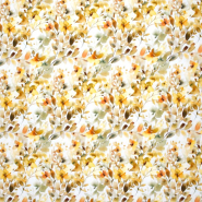 Jersey, Viskose, Floral, 30368-043, gelb